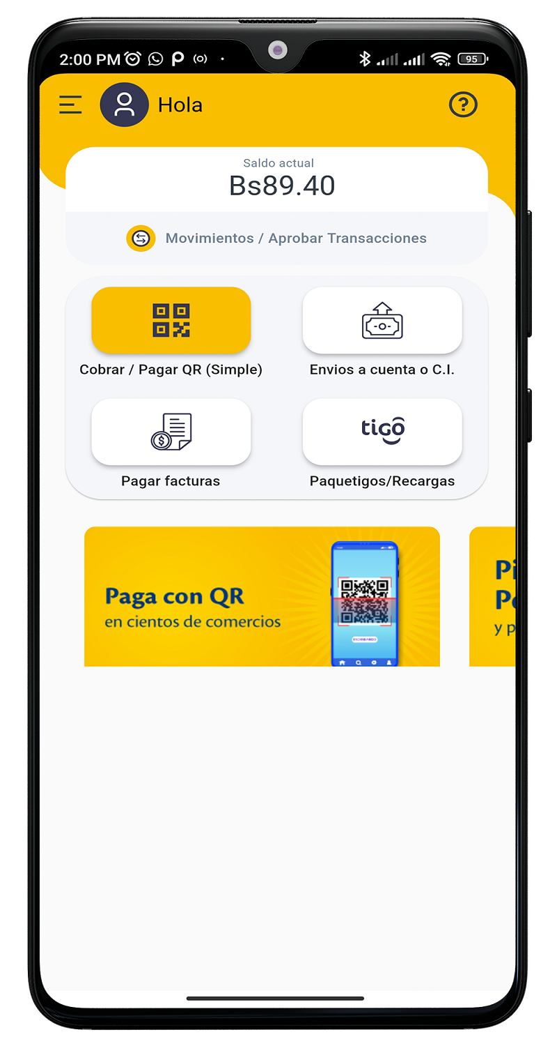 Paga Y Cobra Con Código Qr De Tigo Money Tigo Money Bolivia Centro De Ayuda 7080